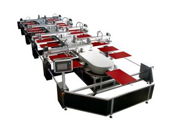 Автоматическая ротационная машина трафаретной печати, WPKY