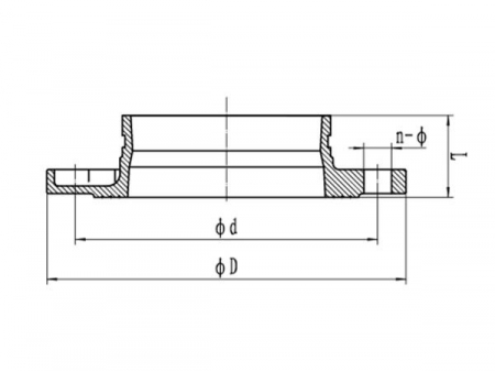 Переходный фланец PN16