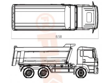 Мусоровоз, FK6-300 T