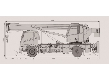 Автомобильный кран, FK-08 T