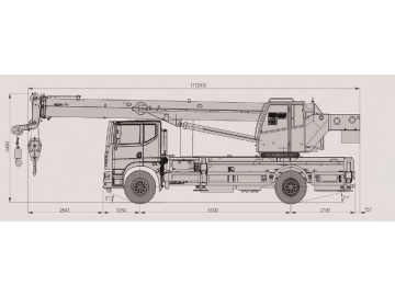 Автомобильный кран, FK-10 T