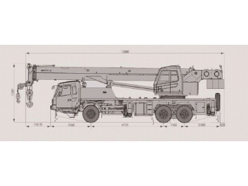 Автомобильный кран, FK-25 T