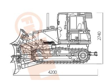 Гусеничный бульдозер, FK14-086 T