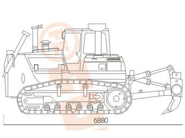 Гусеничный бульдозер, FK14-220 T