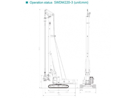 Роторная буровая установка, SWDM220-3