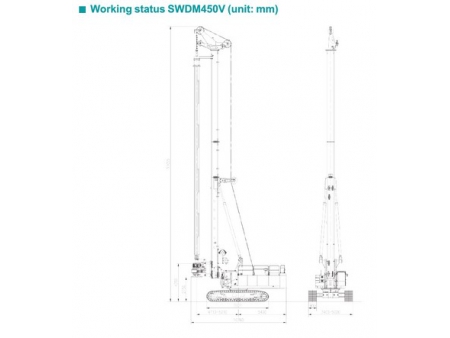 Роторная буровая установка, SWDM450V