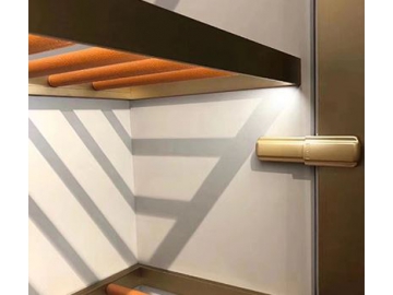 Стеклянная дверь для шкафа в алюминиевом профиле, стиль Danangu
