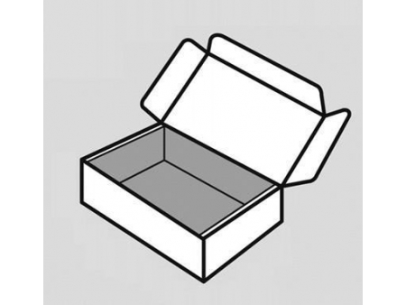Картонная коробка с откидной крышкой
