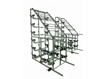 Интегрированная активная рамка для контроля натяжения основы