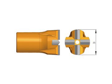 Буровые коронки с конусным соединением