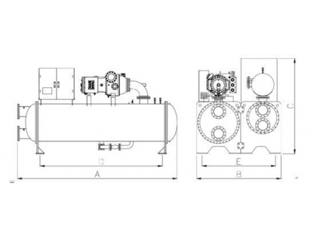 Чиллер водяного охлаждения (с центробежными компрессорами на магнитных подшипниках)