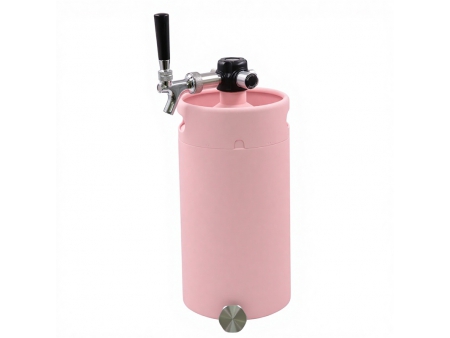 Вакуумный мини кегератор из нержавеющей стали 316L на 5 литров, система для розлива газированных напитков, коктейлей, крафтовых и крепких напитков, идеально для домашнего бара.