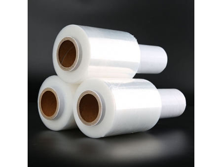 Двухвальный станок для перемотки и резки стрейч-пленки (автоматическая резка)