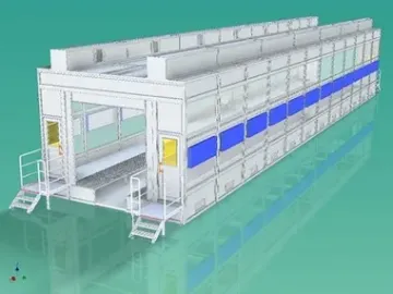 Рабочие зоны для линии покраски