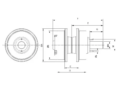 Поддерживающий каток для бульдозера Komatsu D39