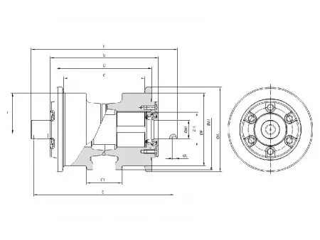 Поддерживающий каток для бульдозера Caterpillar D9T