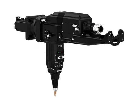 Волоконно-лазерная режущая головка для резки под углом (с автофокусировкой, одноподвесная система, прямой угол), 8 кВт