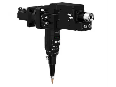 Волоконно-лазерная режущая головка для резки под углом (с автофокусировкой, одноподвесная система, прямой угол), 15 кВт