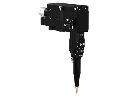 Волоконно-лазерная режущая головка для резки под углом (с автофокусировкой, одноподвесная система, прямой угол), 20 кВт