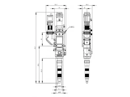Волоконно-лазерная сварочная головка мощностью 3 кВт