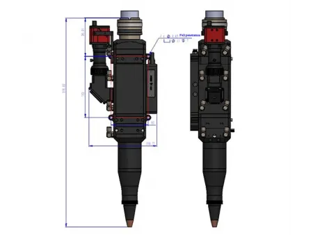 Лазерная сварочная головка мощностью 15 кВт с контролем температуры
