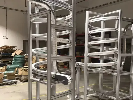 Решения для конвейерных систем  Спиральный конвейер/Спиральный элеватор