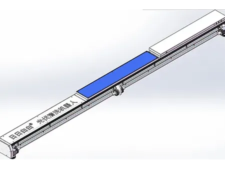 Полуавтоматический робот для чистки солнечных панелей