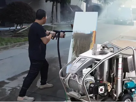 Дизельная мойка высокого давления с подогревом воды