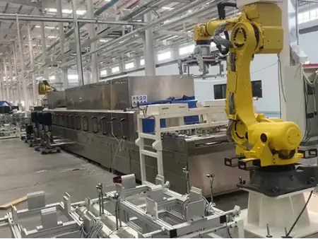 Туннельная мойка для шестерен