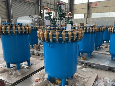 Вертикальный эмалированный сборник открытого типа