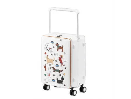 Чемодан 20″ с двойным открытием и широкой ручкой