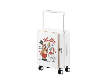 Чемодан 20″ с двойным открытием и широкой ручкой