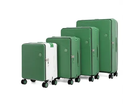 Чемодан с двойным открытием