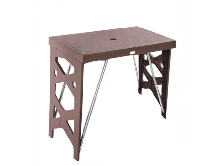 Складной комплект прямоугольного стола и стульев