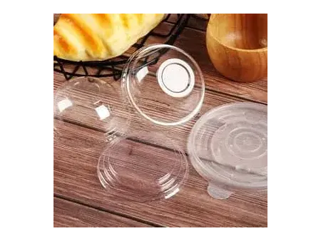 Термоформовочная машина для производства пластиковых крышек из листовых пластиков ПС, ПЭТ, ПВХ