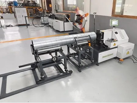 Станок для отбортовки кромок спиральных воздуховодов