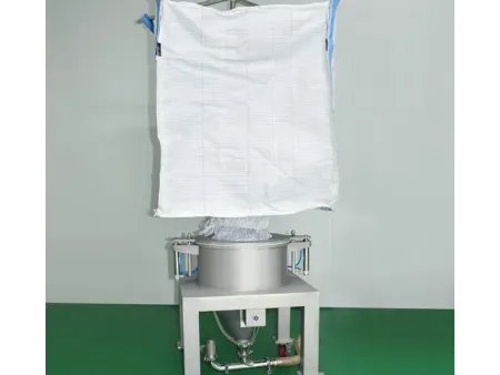 Станция растаривания биг-бэгов с пневмомеханизмом разгрузки