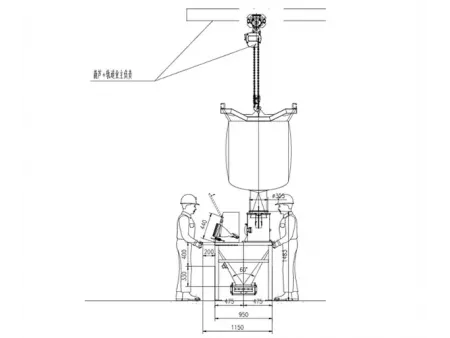 Комплексная станция растаривания биг-бэгов (FIBC) и мешков малой фасовки