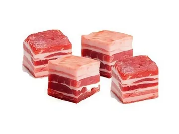 Автоматическая линия для нарезки мяса без кости кубиками