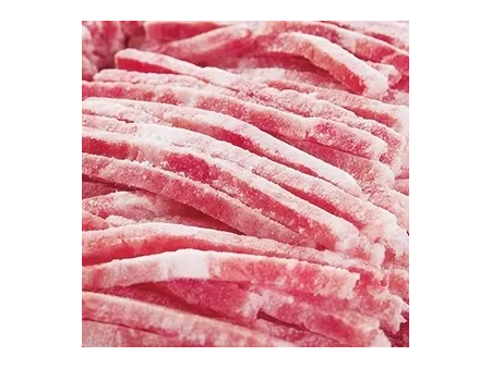 Машина непрерывного действия для нарезки замороженного мяса на кубики, слайсы и полоски