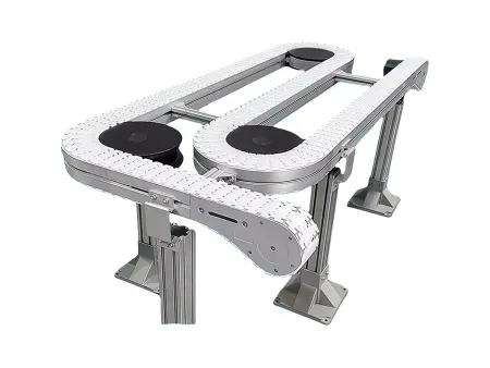 Поворотный цепной конвейер