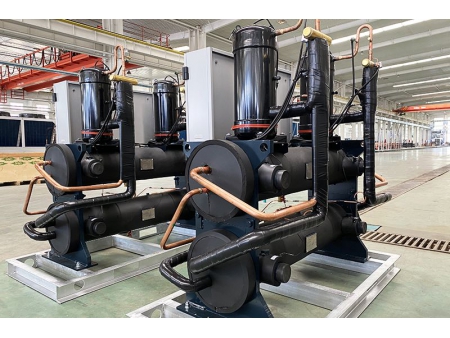 Чиллеры и тепловые насосы со спиральными компрессорами, 70кВт-280кВт