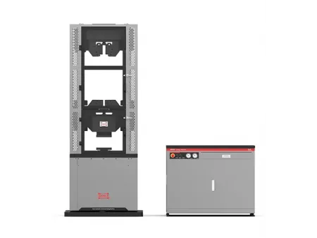 Двухзонная сервогидравлическая универсальная испытательная машина с клиновыми захватами