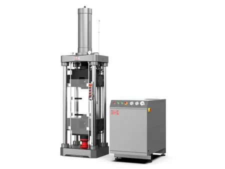 Однозонная сервогидравлическая универсальная испытательная машина с боковыми захватами