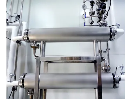 Санитарный кожухотрубный теплообменник