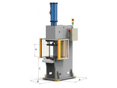 Запрессовочный (сборочный) пресс с С-образной рамой, 78–990 кН