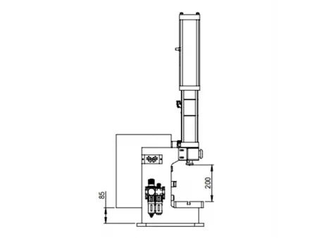 Пуклевочный пресс (4-тонный, настольный, С-образная рама)