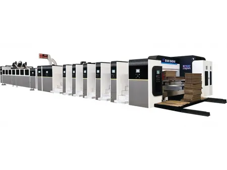 Флексопечатная линия с двумя печатными цилиндрами