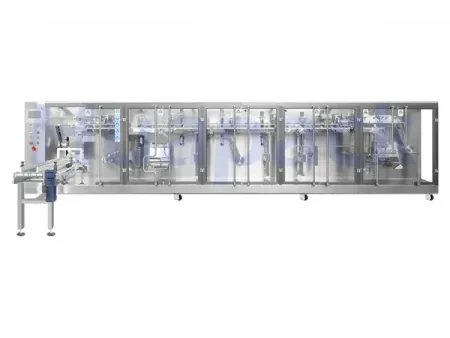 Машина для фасовки в готовые пауч-пакеты с 1 дозирующей головкой