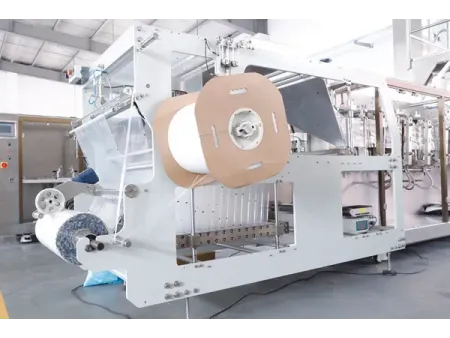 Горизонтальная фасовочно-упаковочная машина для пакетов дой-пак с зип-замком с одной дозирующей головкой